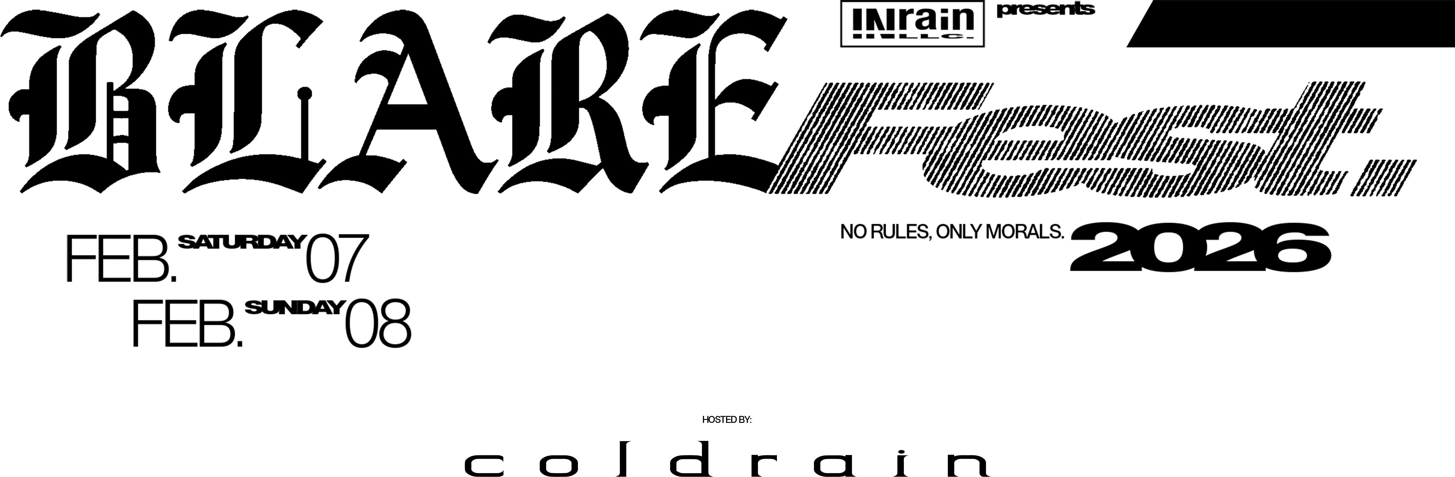 BLARE FEST. 2026 | 2026年2月7日(土)、2月8日(日) ポートメッセ