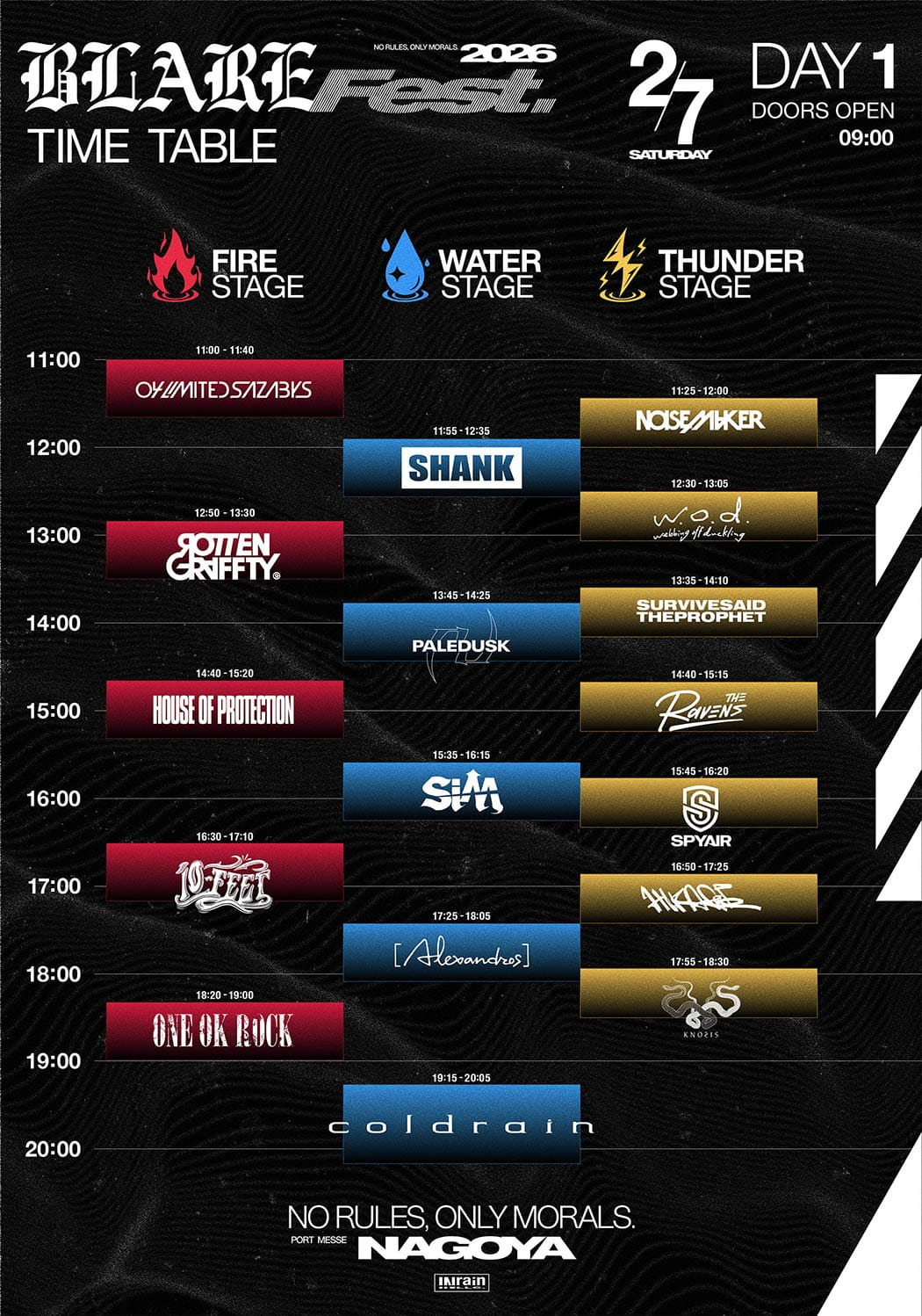 DAY 1 タイムテーブル