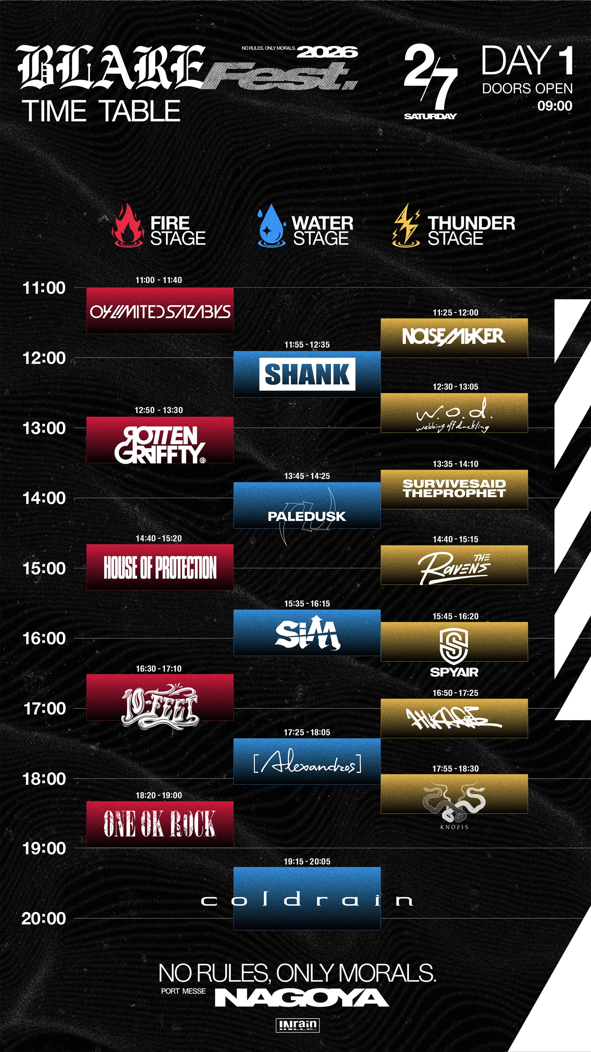 DAY 1 タイムテーブル